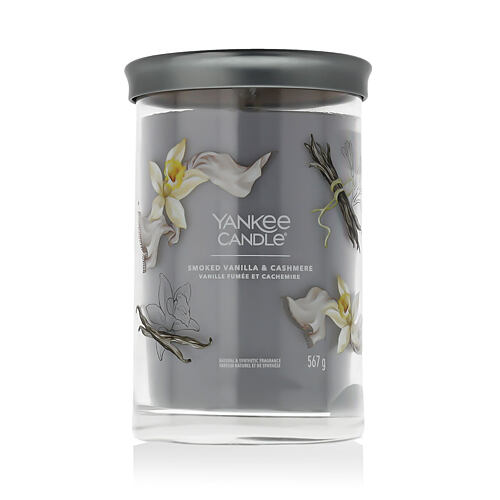 Vonná svíčka Yankee Candle Signature Smoked Vanilla & Cashmere Tumbler 567 g