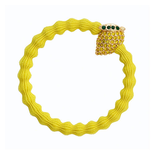 Gumička na vlasy By Eloise London Bling Charms Lemon Sunshine Yellow 1 ks Sunshine Yellow