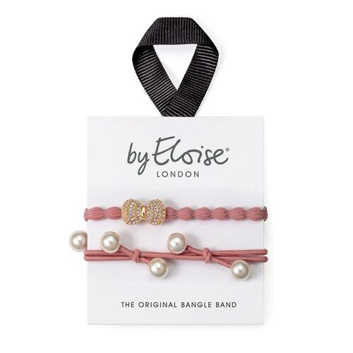 Gumička na vlasy By Eloise London Bangle Set Champagne Chic 1 ks
