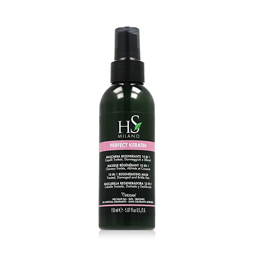 Bezoplachová péče HS MILANO Perfect Keratin 10 In 1 Regenerating Mask 150 ml