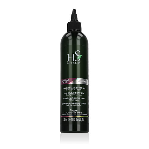 Uhlazení vlasů HS MILANO Lamellar Bond Detangling Elixir-Silk Effect 350 ml
