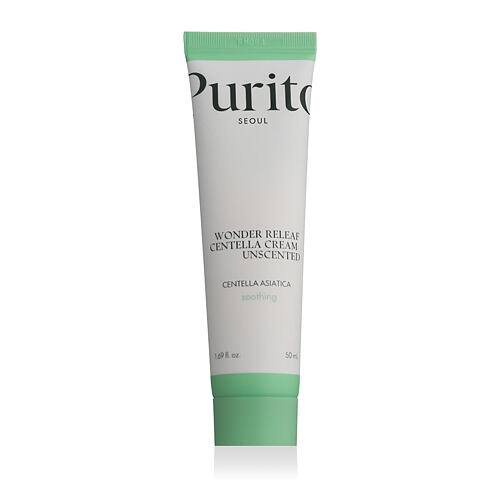 Denní pleťový krém Purito Wonder Releaf Centella Cream Unscented 50 ml