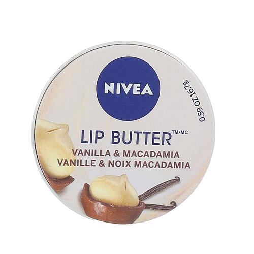 Balzám na rty Nivea Lip Butter Vanilla & Macadamia 16,7 g