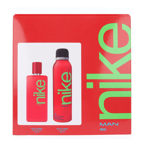 Toaletní voda Nike Perfumes Red Man 100 ml poškozená krabička Kazeta