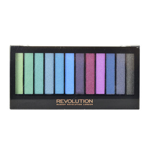 Oční stín Makeup Revolution London Redemption Palette Mermaids Vs Unicorns 14 g poškozený obal