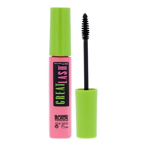 Řasenka Maybelline Great Lash 12,5 ml Blackest Black