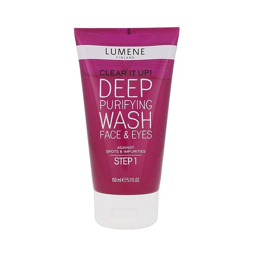 Čisticí gel Lumene Clear It Up! Deep Purifying Wash Face & Eyes 150 ml