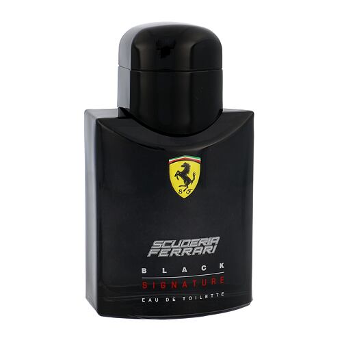Toaletní voda Ferrari Scuderia Ferrari Black Signature 75 ml poškozená krabička
