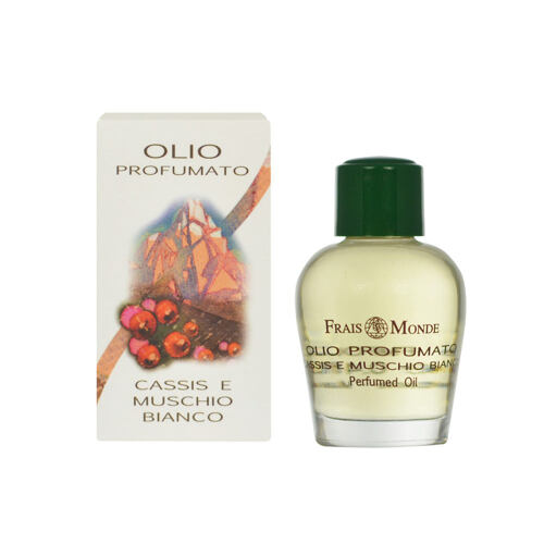 Parfémovaný olej Frais Monde Cassis And White Musk 12 ml poškozená krabička