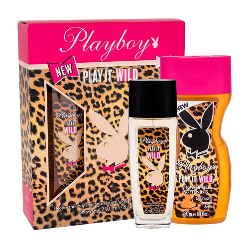 Deodorant Playboy Play It Wild For Her 75 ml poškozená krabička Kazeta