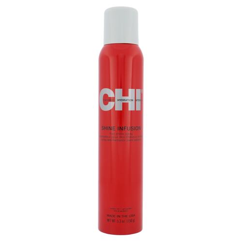 Pro lesk vlasů Farouk Systems CHI Shine Infusion Hair Shine Spray 150 g poškozený flakon