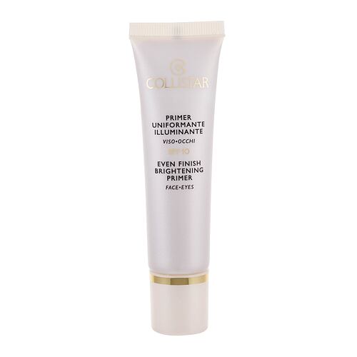 Podklad pod make-up Collistar Even Finish Brightening Primer SPF10 Face & Eyes 30 ml