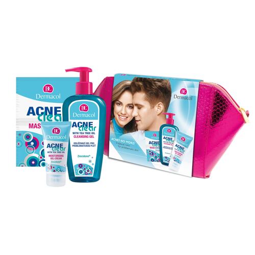 Čisticí gel Dermacol AcneClear Cleansing Gel 200 ml Kazeta