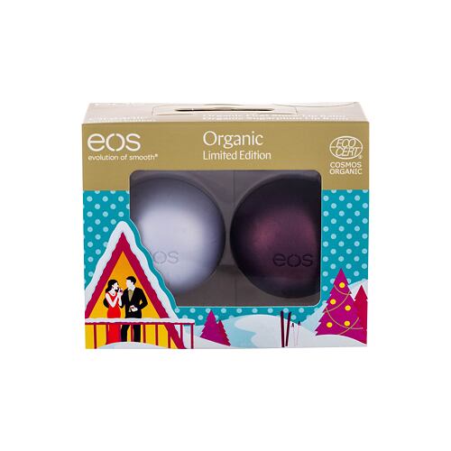 Balzám na rty EOS Organic Limited Edition 7 g First Snow Kazeta