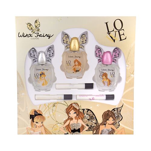Toaletní voda Winx Fairy Couture Collection 3x58 ml Kazeta