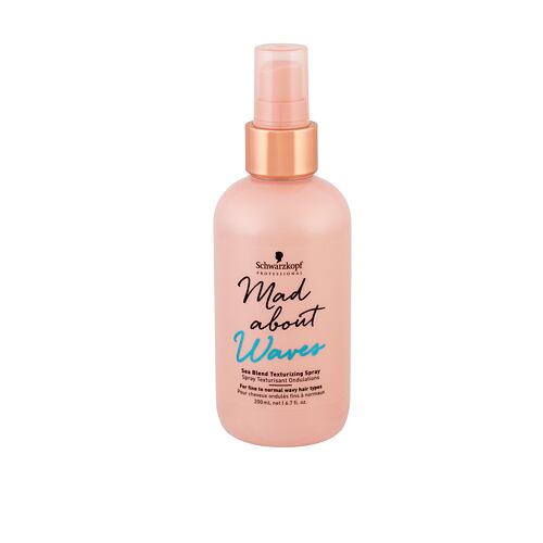 Pro podporu vln Schwarzkopf Professional Mad About Waves Sea Blend Texturizing Spray 200 ml poškozený flakon