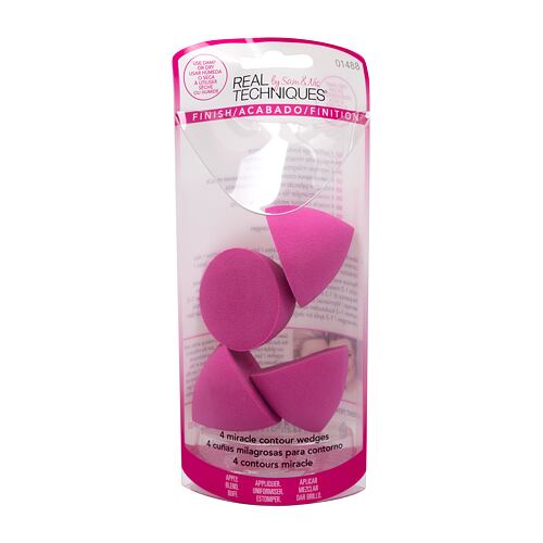 Aplikátor Real Techniques Sponges Miracle Contour Wedges 4 ks