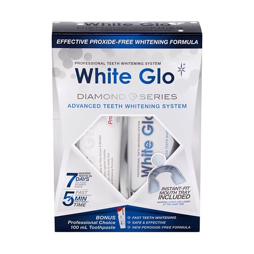 Bělení zubů White Glo Diamond Series Advanced teeth Whitening System 50 ml Kazeta
