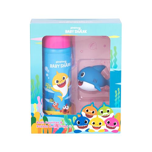 Pěna do koupele Pinkfong Baby Shark Bubble Bath Kit 250 ml poškozená krabička Kazeta