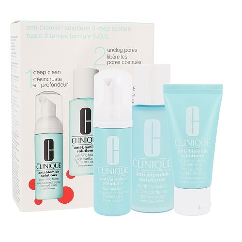 Čisticí voda Clinique Anti-Blemish Solutions 100 ml poškozená krabička Kazeta