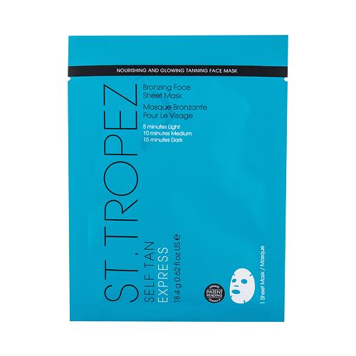 Samoopalovací přípravek St.Tropez Self Tan Express Bronzing Face Sheet Mask 18,4 g