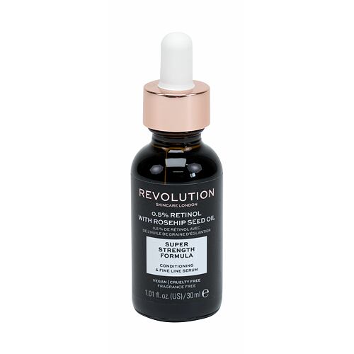 Pleťové sérum Revolution Skincare Skincare 0,5% Retinol with Rosehip Seed Oil 30 ml