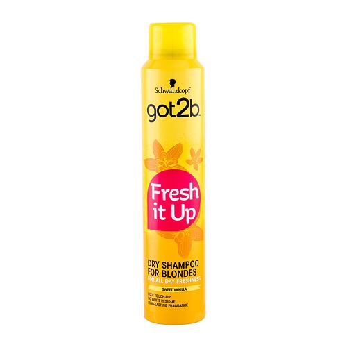 Suchý šampon Schwarzkopf Got2b Fresh It Up For Blondes 200 ml