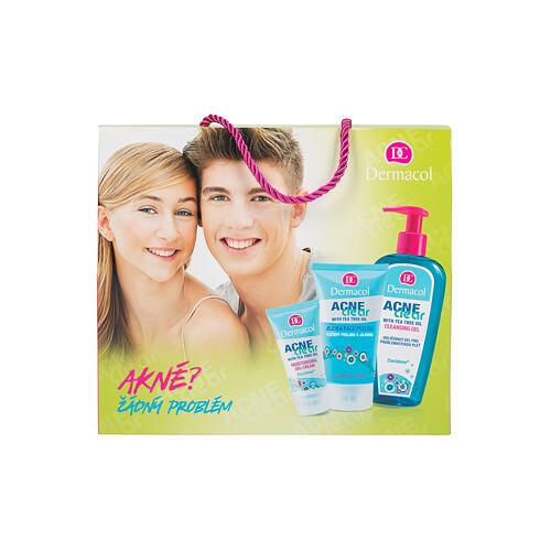 Odličovač tváře Dermacol AcneClear 200 ml poškozená krabička Kazeta