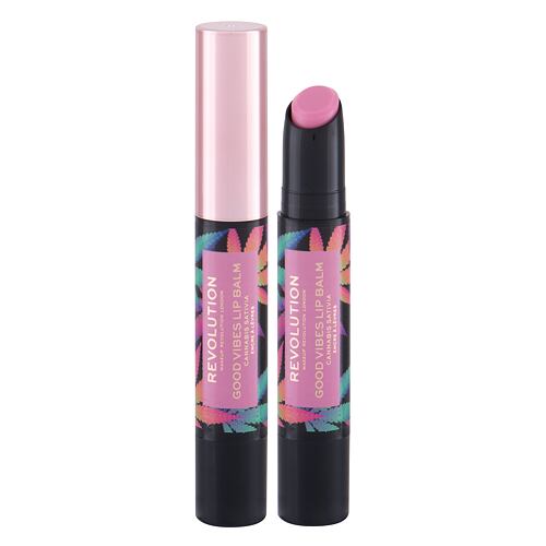 Balzám na rty Makeup Revolution London Good Vibes Cannabis Sativa 2,2 g Euphoria