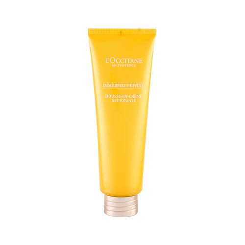 Čisticí krém L'Occitane Immortelle Divine Foaming Cleansing Cream 125 ml poškozená krabička