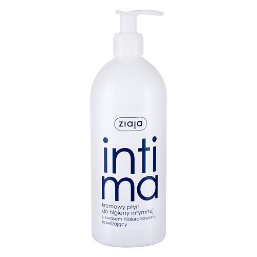 Intimní hygiena Ziaja Intimate Creamy Wash With Hyaluronic Acid 500 ml poškozený flakon