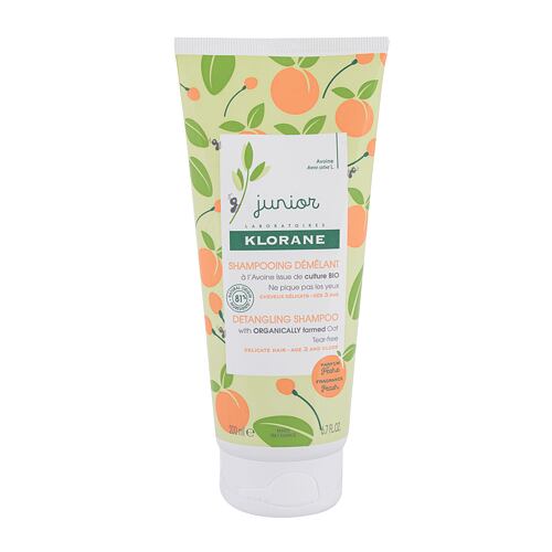 Šampon Klorane Junior Peach 200 ml
