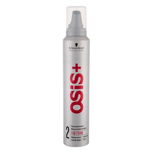 Objem vlasů Schwarzkopf Professional Osis+ Fab Foam Classic Hold 200 ml poškozený flakon