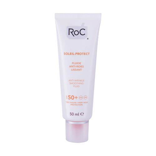 Opalovací přípravek na obličej RoC Soleil-Protect Anti-Wrinkle SPF50+ 50 ml poškozená krabička