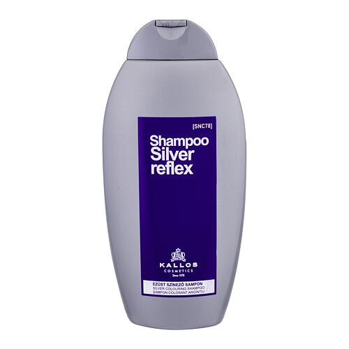 Šampon Kallos Cosmetics Silver Reflex 350 ml poškozený flakon