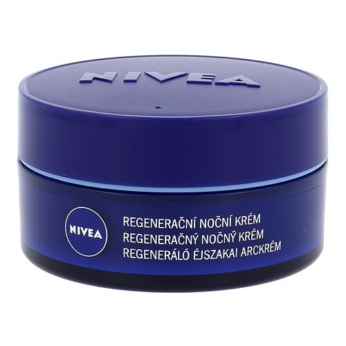 Noční pleťový krém Nivea Moisturizing Night Cream Normal Skin 50 ml poškozená krabička