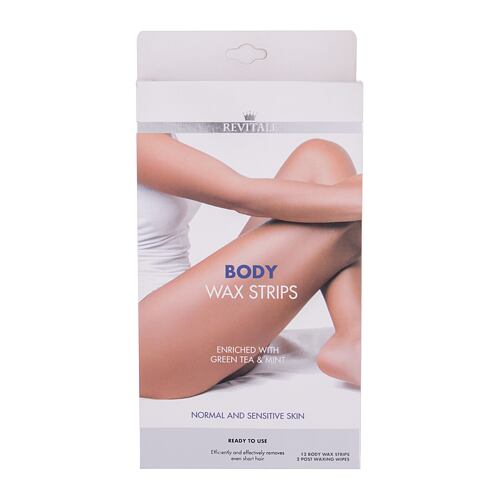 Depilační přípravek Revitale Wax Strips Body 12 ks poškozená krabička
