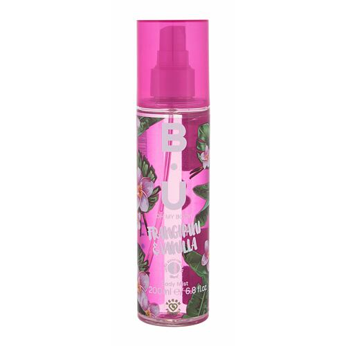 Tělový sprej B.U. Oh My Body! Frangipani & Vanilla 200 ml