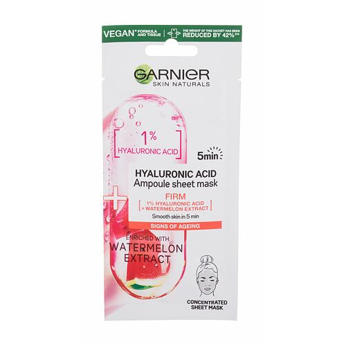 Pleťová maska Garnier Skin Naturals Hyaluronic Acid Ampoule 1 ks
