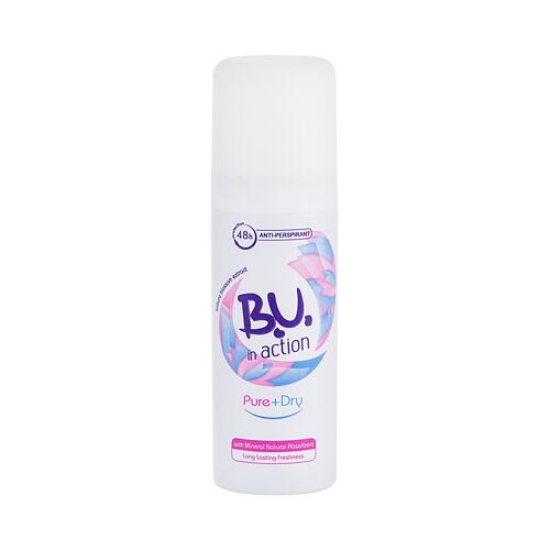 Deodorant B.U. In Action Pure+Dry 50 ml poškozený flakon