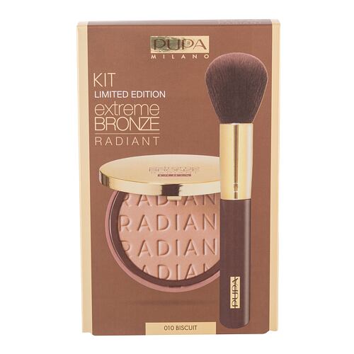 Bronzer Pupa Extreme Bronze Radiant 7,5 g 010 Biscuit poškozená krabička Kazeta