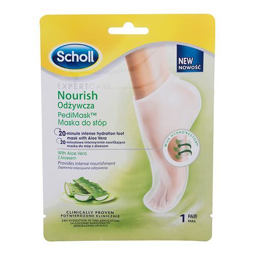 Maska na nohy Scholl Expert Care Nourishing Foot Mask Aloe Vera 1 ks
