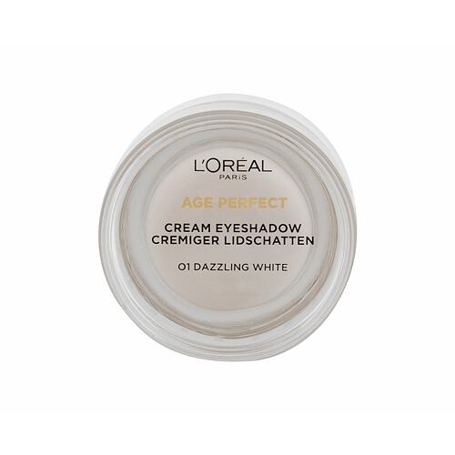Oční stín L'Oréal Paris Age Perfect Cream Eyeshadow 4 ml 01 Dazzling White