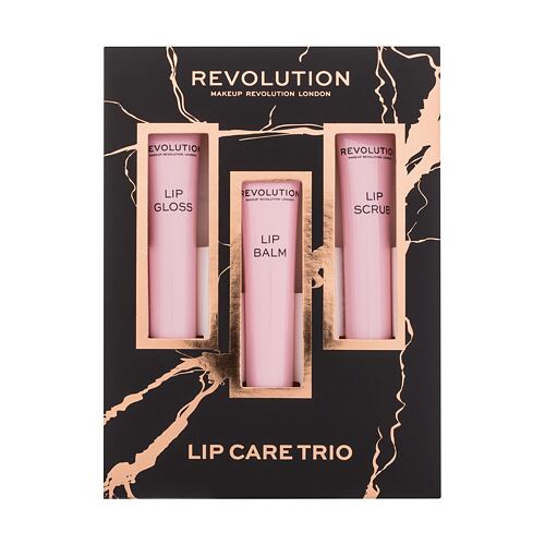 Balzám na rty Makeup Revolution London Lip Care Trio 8 ml poškozená krabička Kazeta