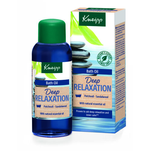 Koupelový olej Kneipp Deep Relaxation Bath Oil Patchouli & Sandalwood 100 ml bez krabičky