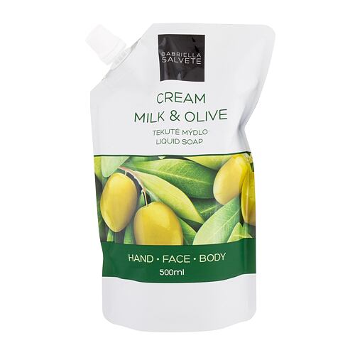 Tekuté mýdlo Gabriella Salvete Liquid Soap 500 ml Milk & Olive poškozený obal
