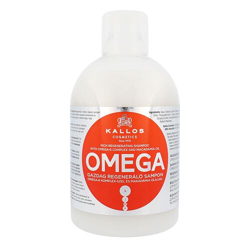 Šampon Kallos Cosmetics Omega 1000 ml poškozený flakon