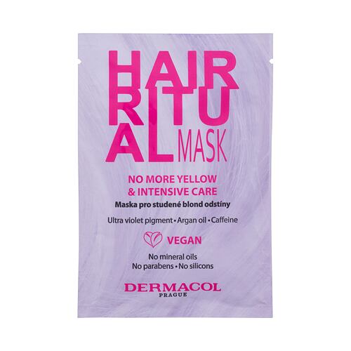 Maska na vlasy Dermacol Hair Ritual No More Yellow Mask 15 ml