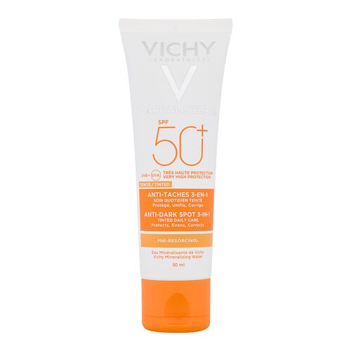 Denní pleťový krém Vichy Capital Soleil Anti-Dark Spot 3-in-1 SPF50+ 50 ml