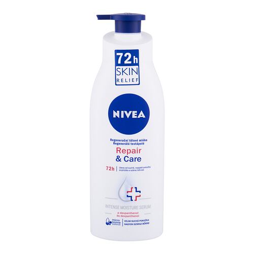 Tělové mléko Nivea Repair & Care 72h 400 ml poškozený flakon